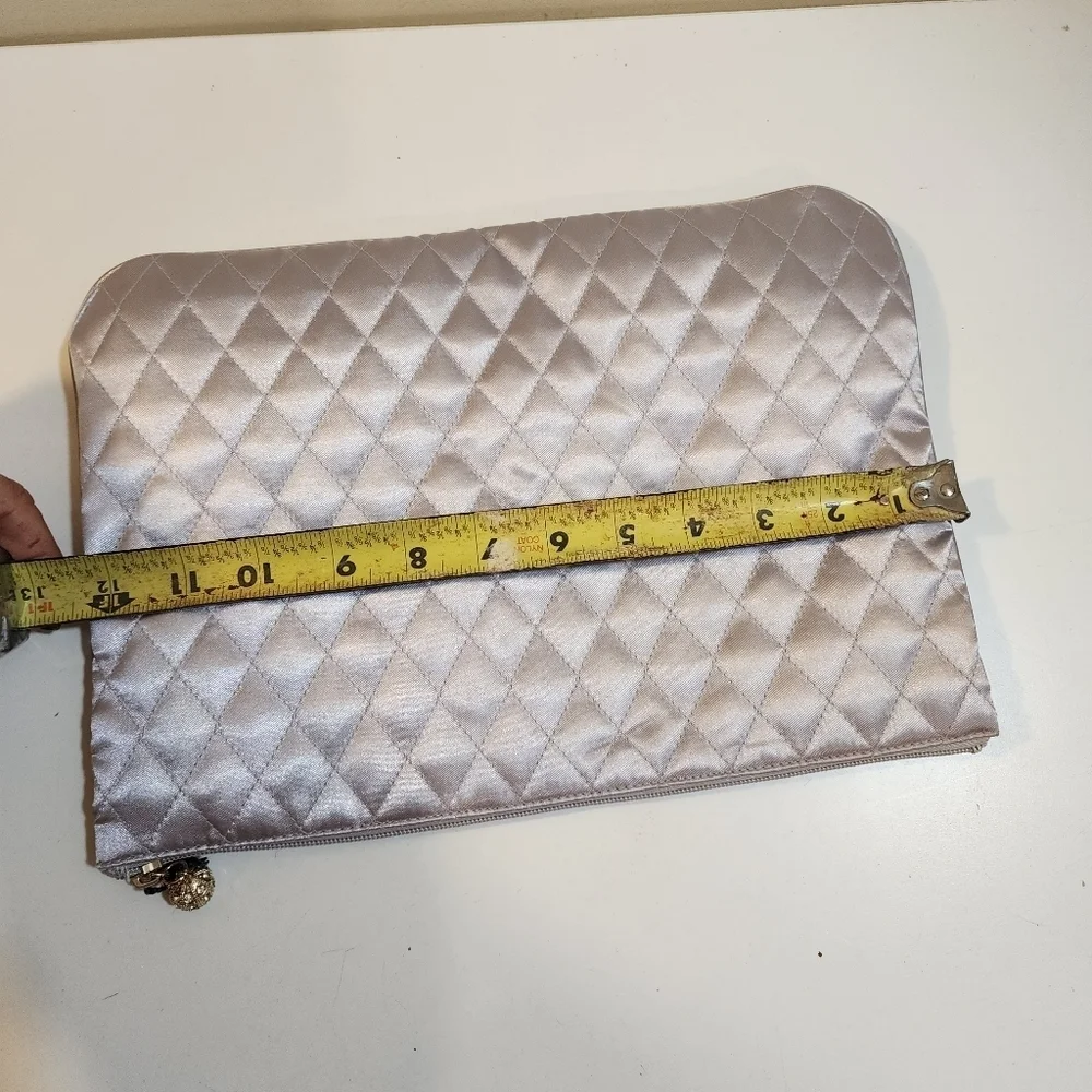 Marco Avane Gray Satchel Cosmetic bag NWT